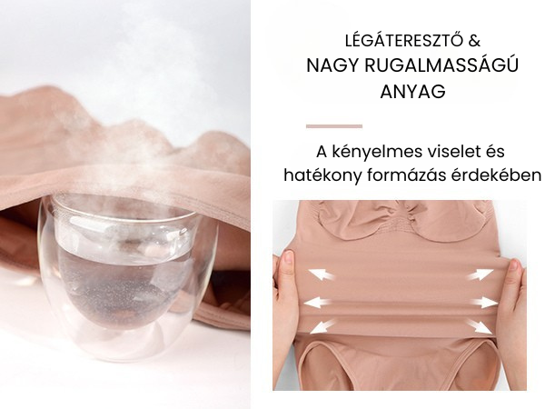 Karcsúsító alakformáló body — A tökéletes kényelem és önbizalom találkozása.