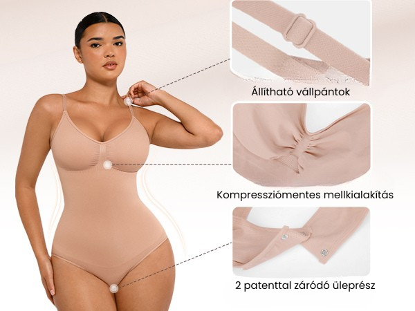 Karcsúsító alakformáló body — A tökéletes kényelem és önbizalom találkozása.