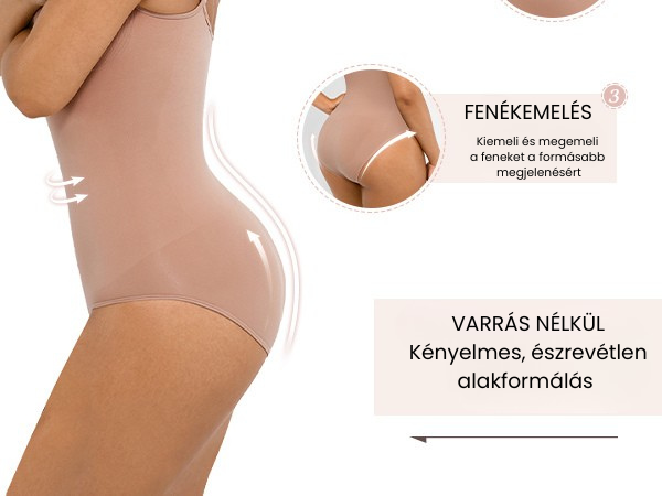 Karcsúsító alakformáló body — A tökéletes kényelem és önbizalom találkozása.